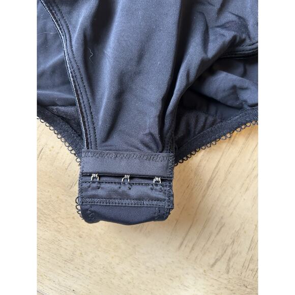 Slimming Tummy Bodysuit Lingerie Smooth Sexy Black VTG Pinup Marilyn Monroe Sz L - Picture 11 of 16